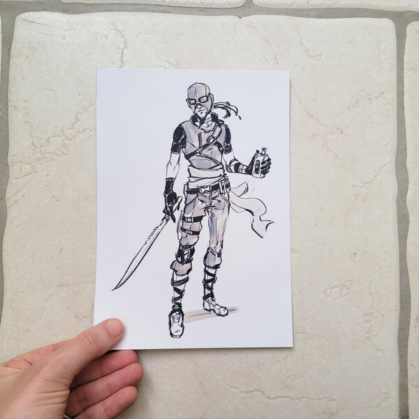 Small art print - Mordecai