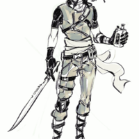 Small art print - Mordecai - Thumbnail 1