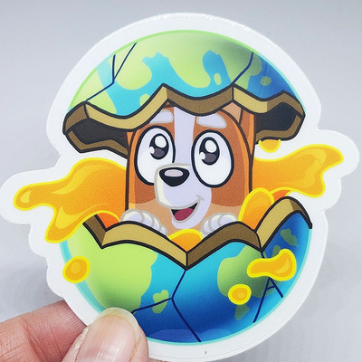 Bingo Earth Egg Sticker