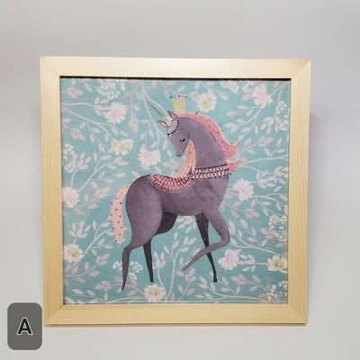 Meadow unicorn framed pieces