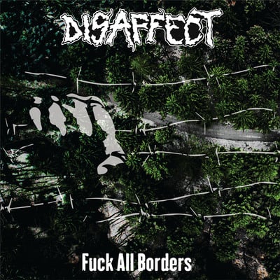 Disaffect / sanctus iuda "fuck all borders" split lp (black and red vinyl)