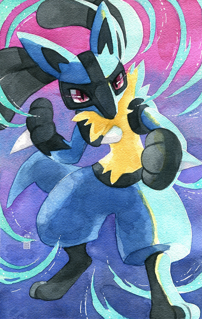Lucario Print
