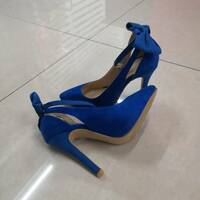 Women High Heels Sandals with Bow  - Thumbnail 5