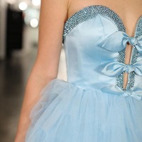 Sweetheart Light Blue Ruffle Tiered A-Line Long Prom Dress with Beading ,PD230811 - Thumbnail 2