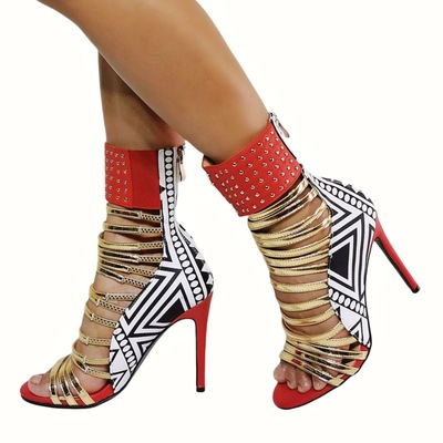 Women's printed fashion sandals