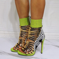 Women's printed fashion sandals - Thumbnail 1