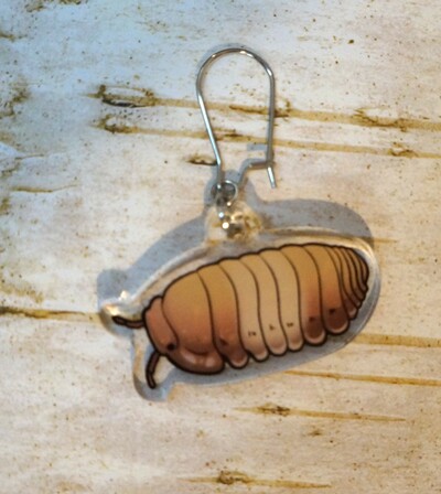 Rubber Duck Isopod Earrings
