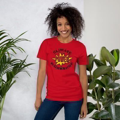 Unisex climate power workshop t-shirt