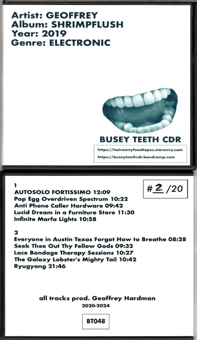 BT048 - GEOFFREY "Shrimpflush" 2xCDr