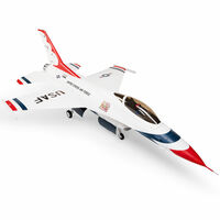 E-flite EFL87970 F-16 Falcon Thunderbird 80mm EDF ARF Plus Jet RC Airplane  - Thumbnail 1