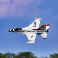 E-flite EFL87970 F-16 Falcon Thunderbird 80mm EDF ARF Plus Jet RC Airplane  - Thumbnail 5