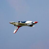 E-flite EFL87970 F-16 Falcon Thunderbird 80mm EDF ARF Plus Jet RC Airplane  - Thumbnail 6