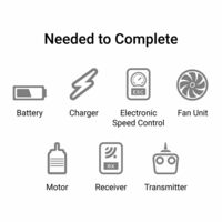 E-flite EFL87970 F-16 Falcon Thunderbird 80mm EDF ARF Plus Jet RC Airplane  - Thumbnail 9