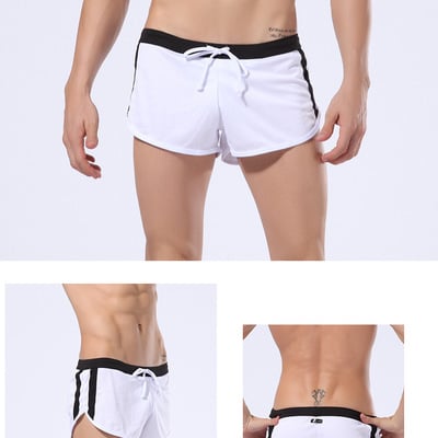 2pk wangjiang underwear summer men's quick-drying drawstring sports causal running gym shorts white 2005dk