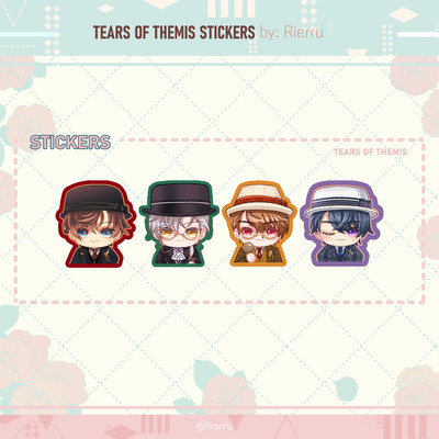 Tears of themis sticker set