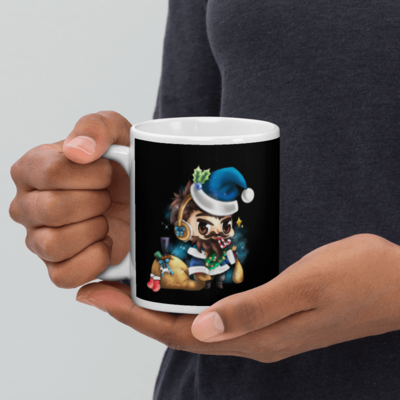 Padoru graves, league of legends mug
