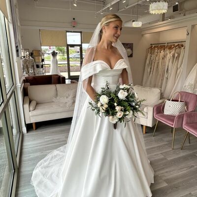 Elegant off the shoulder beach boho wedding dress bridal gowns