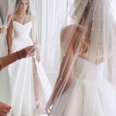 Elegant ball gown beach boho wedding dress bridal gowns