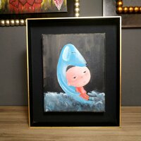 Painting: "Blue cradle"  by CHICCA  - Thumbnail 5