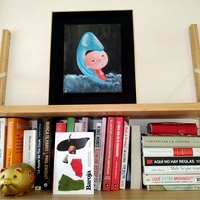 Painting: "Blue cradle"  by CHICCA  - Thumbnail 6