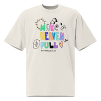 Make Heaven Full Oversized T-Shirt - Thumbnail 1