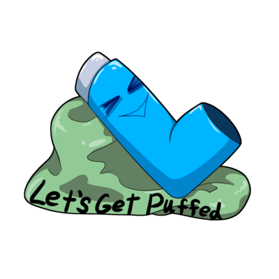 Get puffed sticker
