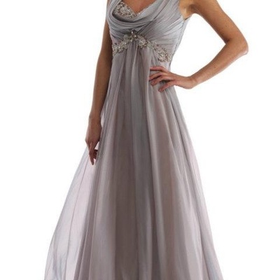 Elegant mother of the bride/groom dress chiffon evening formal prom dress