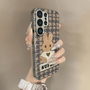 Sweater Pattern With Rabbit Case For Samsung S25 24 23 22 SGX04-1