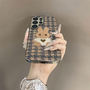 Sweater Pattern With Rabbit Case For Samsung S25 24 23 22 SGX04-3