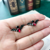 Vampire Bats Earrings - Thumbnail 2
