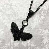 Black Moth Necklace - Thumbnail 3