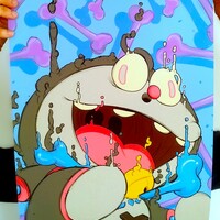 A3 Print by Moi Martos "Fake Cat Evaporates" - Thumbnail 2