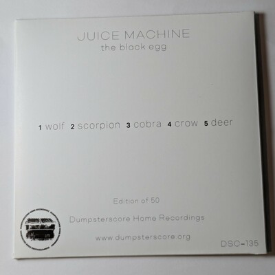 Juice machine - the black egg - pro cd-r