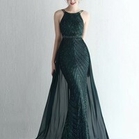  Elegant Sequins Evening Party Dress  - Thumbnail 3