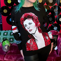 DAVID BOWIE SPACE ODDITY SWEATER - Thumbnail 2