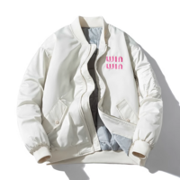 "WINWIN" BASEBALL JACKET - Thumbnail 1