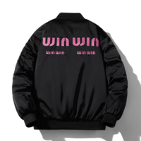 "WINWIN" BASEBALL JACKET - Thumbnail 3