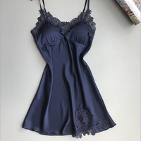 Satin Silk Lace Sleepwear  - Thumbnail 3