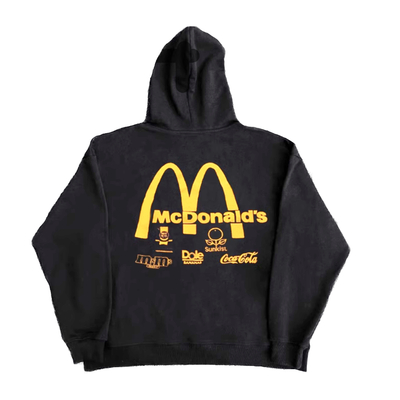 90s McDONALD'S HOODIE BLACK