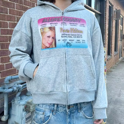 Paris hilton zip up jacket