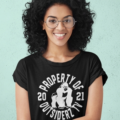 Property of outsiderz tv white design  (unisex / pick-a-color)