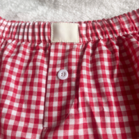 PREPPY RED PLAID SHORTS - Thumbnail 4