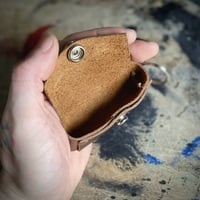 Lipstick-Case Keychain (black leather) - Thumbnail 5