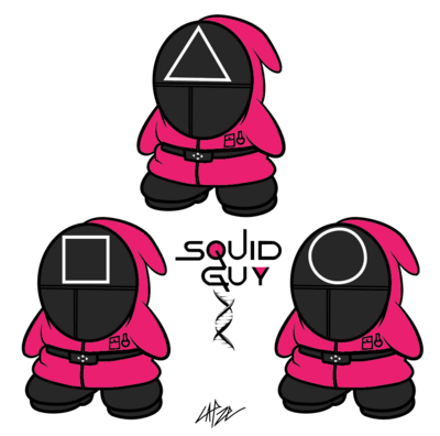 Squid Guy Pin