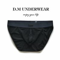 2PK Mens sexy D.M underwear modal high legs low-rise briefs underpants  - Thumbnail 2