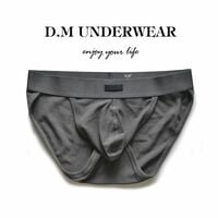 2PK Mens sexy D.M underwear modal high legs low-rise briefs underpants  - Thumbnail 3