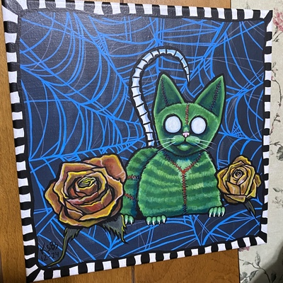 Chonk and roses 12x12 - Thumbnail 5
