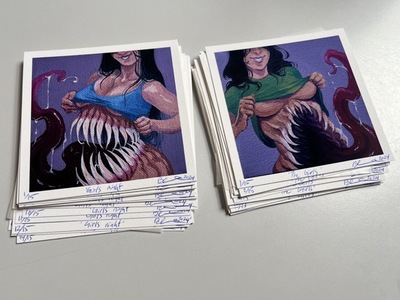 Teeth Tummy Ladies print LIMTED EDITION