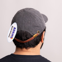 Black Pigmented "Mothaltar" Embroidered Hat - Thumbnail 2