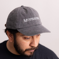 Black Pigmented "Mothaltar" Embroidered Hat - Thumbnail 1